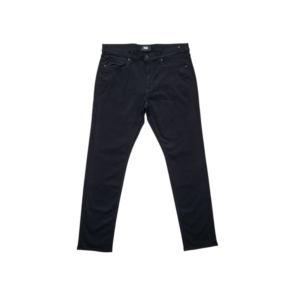 Paige Lennox Transcend Slim Fit Jeans in Black Shadow Men's Size 36